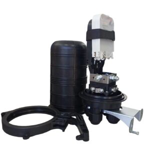 24 cores Small Dome with 1pc splice tray 4pcs Mechanical